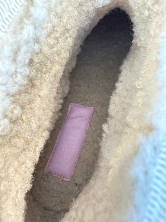 Sugar Thrillz Dolls Kill Sherpa Best Park Ankle Booties Size 8 Faux Fur Teddy - Picture 10 of 12